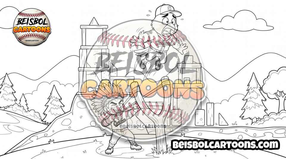 Cardenal en apuros! - Para colorear